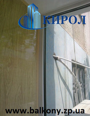 Внутренняя обшивка балконов в Запорожье - foto 0